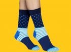 Sosete Happy Socks albastre funky
