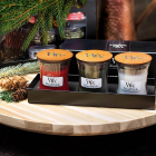 Set cadou lumanari parfumate Woodwick Woodland