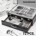 Set cadou tacamuri otel inoxidabil Caseta D Lux Cook 72 de piese