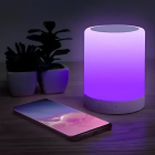 Lampa de veghe smart LED music player mai multe culori touch control h