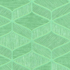 Tapet geometric cu nuante de verde crem si maro Delen cod Z63034
