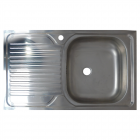 Chiuveta DE 305 Satin 800 x 500 x 0 4 mm Dreapta