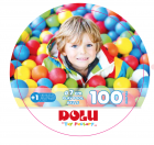 Set 100 bile colorate