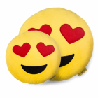 Perna Decorativa Emoji Indragostit Happy Face Galben