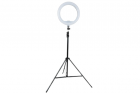 Lampa Circulara Tip Inel Ring Light 30 cm cu suport de telefon si gean
