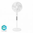 Ventilator cu picior Nedis WiFi Smart diametru 40cm alb