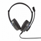 Casti Gaming Over ear Microfon Conectori jack 3 5mm Nedis