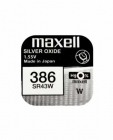 Baterie ceas Maxell SR43W V386 AG12 1 55V oxid de argint 10buc cutie