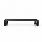 Stand multifunctional ergonomic pentru monitor negru Nedis