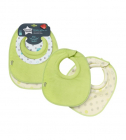 Bavete Tommee Tippee Dribble Catcher 4 luni 2 buc verde