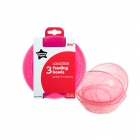 Set castroane Tommee Tippee Essential 3 buc Roz