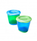 Recipiente de stocare hrana cu capac x 2 Bleu Tommee Tippee