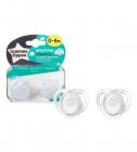 Suzete ortodontice Anytime Tommee Tippee 0 6 luni transparent