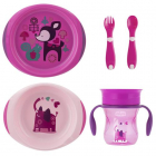 Set complet hranire Chicco Girl 12luni