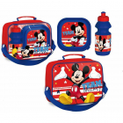 Set 3 piese geanta sandwich cutie sandwich si recipient lichide Mickey