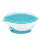 Castron cu ventuza si capac BabyJem Blue