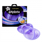 Set farfurii compartimentate Explora Tommee Tippee 2 buc mov