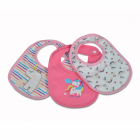 Set 3 bavete de bumbac Kay Pink