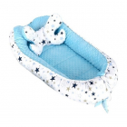 Babynest Minky Infantilo stelute albastre