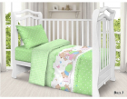 Set lenjerie patut cu 5 piese Sweet dreams green