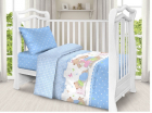 Set lenjerie patut cu 5 piese Sweet dreams blue