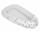 Babynest bebelusi pentru dormit Clouds Grey Grey