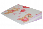 Perna plan inclinat multifunctionala Bear Heart Pink