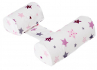 Perna anti rasucire si pozitionare bebelusi Pink and Grey Stars White