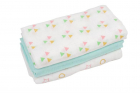 Set 3 museline bebe 100 bumbac 80x80 cm