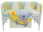 Set lenjerie patut cu 5 piese Bear moon light