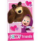 Paturica copii Masha and the Bear SunCity