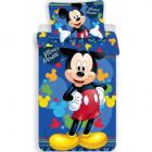 Set lenjerie pat copii Mickey Mouse 140x200 70x90 SunCity JFK018392 al