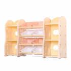 Organizator pentru jucarii cu 8 cutii Nichiduta Tree Pink