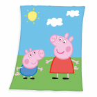 Patura pentru copii Herding Peppa Pig moale pufoasa 130160 cm