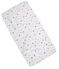 Set 3 piese din finet pentru patut bebelusi 120x60cm Pink and Grey Sta