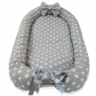 Baby nest din Cocos Stars Grey