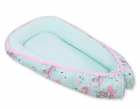 Babynest bebelusi pentru dormit Unicorn Mint