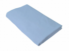 Cearceaf albastru KidsDecor cu elastic din bumbac 60 x 85 cm