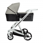 Carucior Bebumi Space 2 in 1 Gray cadru alb