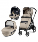 Carucior 3 in 1 Peg Perego Book Plus 51 Titania Luxe Ecru