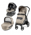 Carucior 3 in 1 Peg Perego Book Plus 51 Titania i Size Luxe Ecru