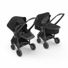 Carucior 2 in 1 Greentom 100 ecologic Black Black