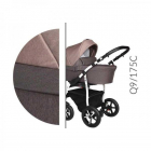 Carucior 3 in 1 Baby Merc Q9 175C cadru alb