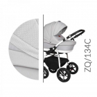 Carucior 3 in 1 Baby Merc Zippy Q ZQ134C cadru alb