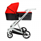 Carucior Bebumi Space 2 in 1 Red cadru alb