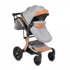 Carucior transformabil 2 in 1 Moni Sofie Grey