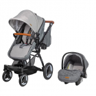 Carucior transformabil 3 in 1 Coccolle Ambra Urban Grey 2021