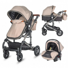 Carucior modular transformabil 3 in 1 Coccolle Siyana Safari Beige