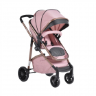 Carucior 3in1 transformabil Cangaroo Milan Pink