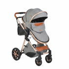 Carucior 2 in 1 transformabil Moni Alma Dark Grey